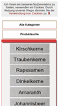 Mobile Screenshot of kirschkerne.biz