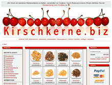 Tablet Screenshot of kirschkerne.biz